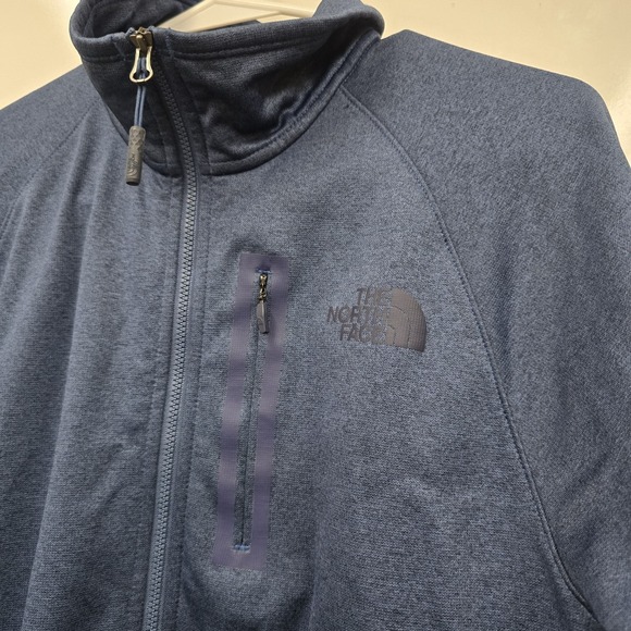 The North Face  Mens Blue 1/2 Zip Pullover Lightweight Jacket‎ Fleece Size Small - Picture 7 of 9